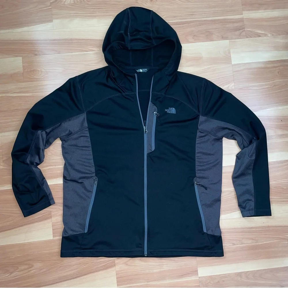 The North Face Men’s Black/Gray Color Block Cinder Hybrid Jacket  Size XL Rugged
